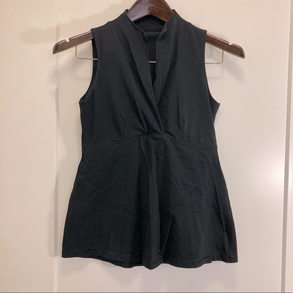 LULULEMON Sz S Whisper Top Gathered Under  Breast Neckline
